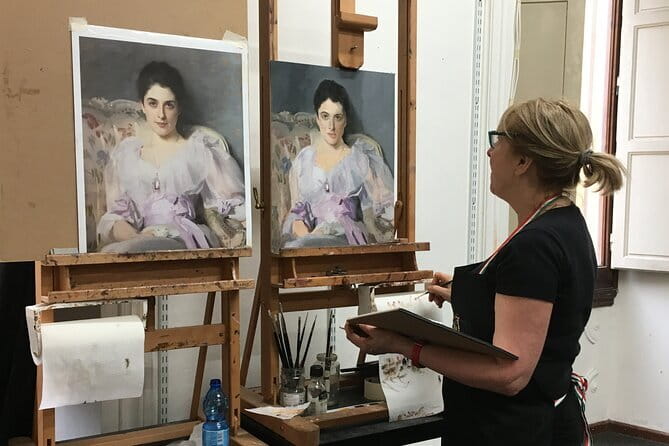 5 Mornings Still Life Painting Guided Workshop in Florence - Small group coaching with Laura and Frank: what personalized help feels like