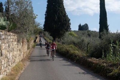 Active Full Day Tuscan Bike Tour With Wine Tasting and Lunch - Meeting at Via del Campuccio and getting rolling