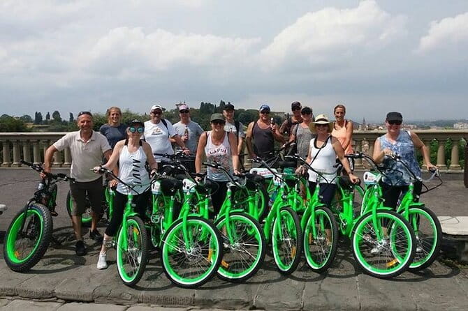 Bike Tour of Florence with Piazzale Michelangelo - Piazza della Repubblica and the wine window detour