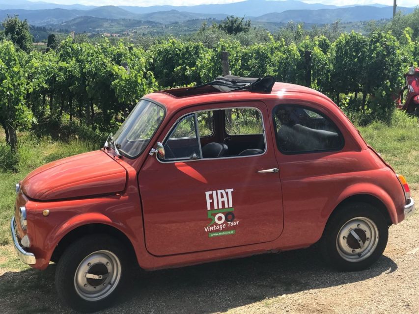 Chianti Countryside Full-Day Tour by Vintage Fiat 500 - Stop 3: Castellina in Chianti break, photos, and a self-guided wander