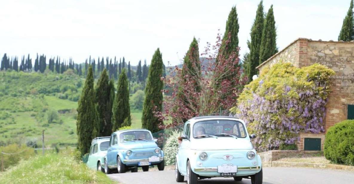 Chianti Countryside Full-Day Tour by Vintage Fiat 500 - Stop 4: winery visit with scenic setting and wine tasting