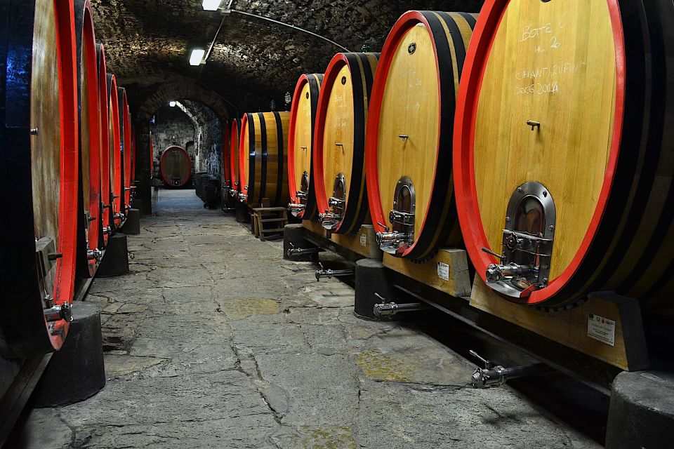 Chianti Rufina: Wine Tour in Castle & Historical Villa - Your First Castle Stop: Panereta or Monsanto Wine Tasting