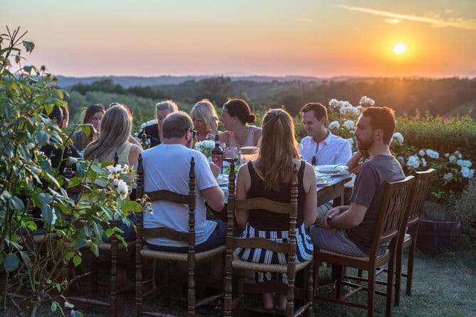 Cooking, Dinner & Live Opera in the countryside - Tuscany villa start: coffee, garden walk, and farm stories