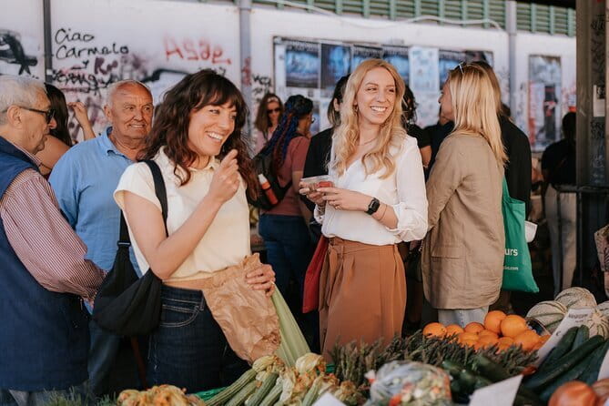 Devour Florence Food Tour with Sant'Ambrogio Market Visit - Enoteca Alla Sosta Dei Papi: wine and traditional plates in a small setting