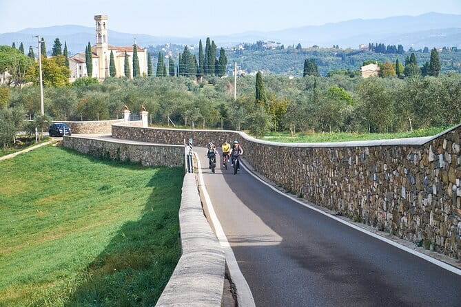 E-bike Chianti Classico & Tuscany tour with Wine & Lunch at Farm - Via Colleramole and Dimora Ghirlandaio: olive groves with art history