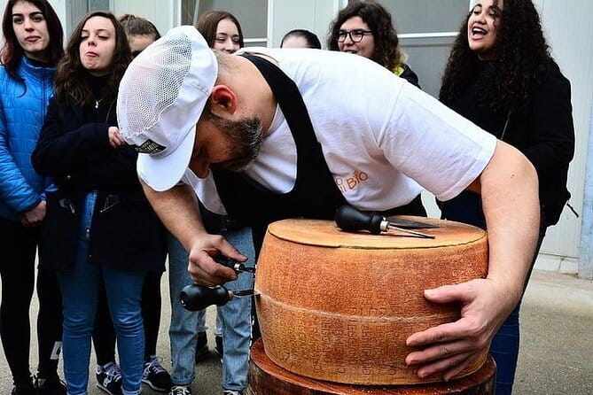 Exclusive Emilia-Romagna,Parmigiano, Prosciutto, Balsamic, Wine - Parmigiano Reggiano in Castelfranco Emilia: tasting after the aging-room tour
