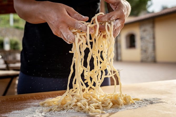 Exclusive Tuscan Cooking Class & Wine Tasting - The Tuscan Hills Setting: Cooking with Vine Views in a Family Home