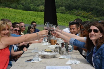 Experience Chianti & Cheese w/ 3 wineries & dairy visit—max 8 pp - Three wineries, three tastings: how the wine education actually works