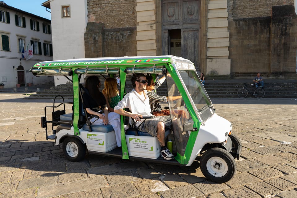 Florence: 60-Minute Eco-Friendly Golf Cart City Tour - The Medici headquarters route, the oldest hospital, and the legend of Berta