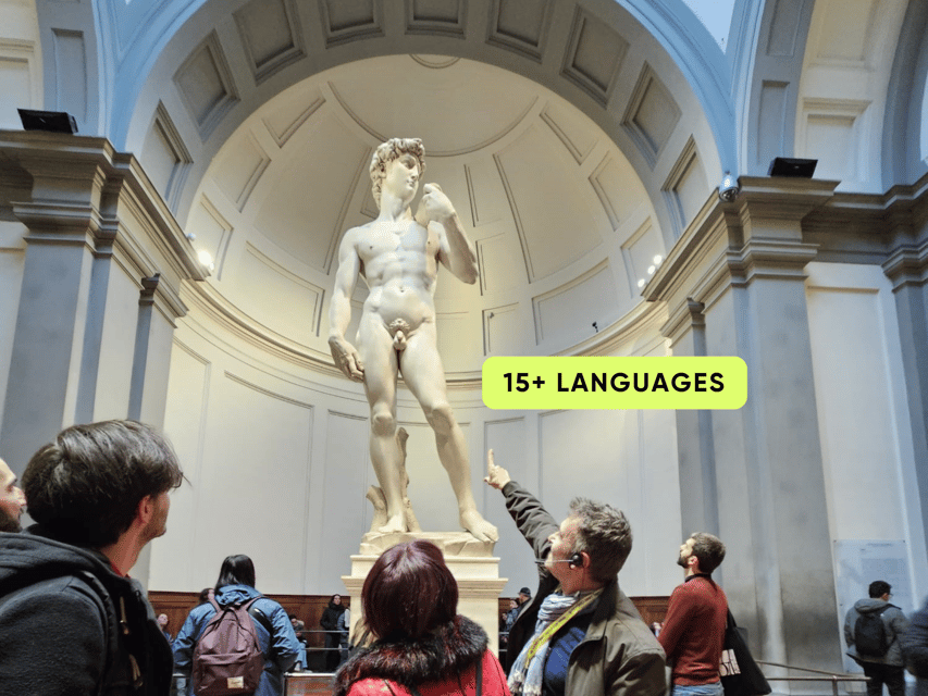 Florence: Accademia Ticket & Audio Guided Tour with Host - Michelangelo’s David photo stop: what to expect from the 20 minutes