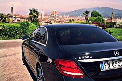 Florence Airport Hotel transfer private driver English speaking - Mercedes-Benz and luggage: comfortable ride, but pack within the rules