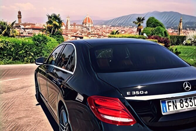 Florence Airport Hotel transfer private driver English speaking - Mercedes-Benz and luggage: comfortable ride, but pack within the rules