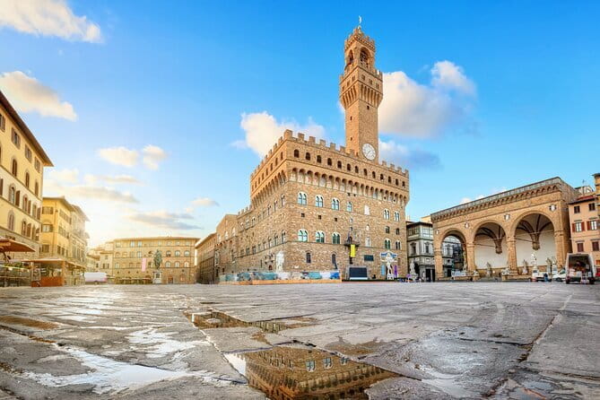 Florence by golf Cart Piazzale Michelangelo - Uffizi area and Biblioteca Nazionale Centrale di Firenze: see the culture map