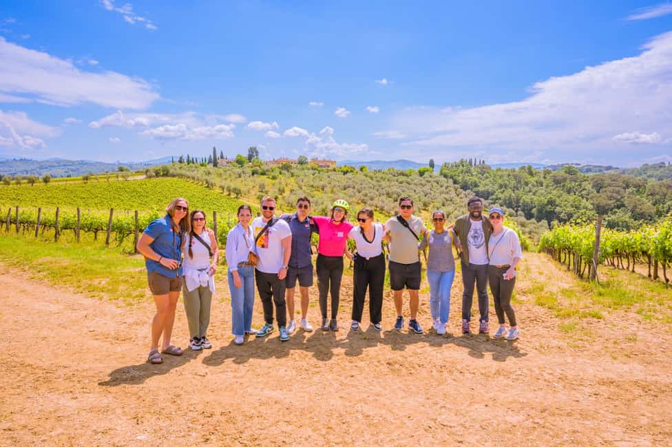 Florence: Chianti E-Bike Tour with Lunch & Two Wine Tastings - Leaving Florence Behind: Scenic Stops and the Feel of Chianti