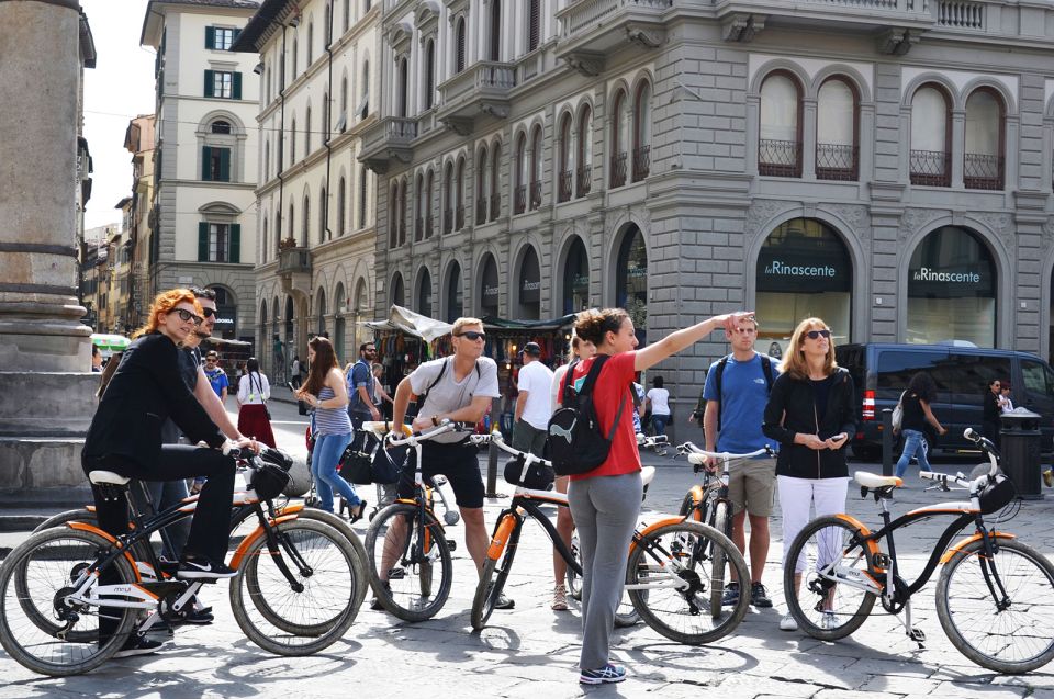 Florence: City Highlights Bike Tour - Santa Croce: a big landmark with time for context