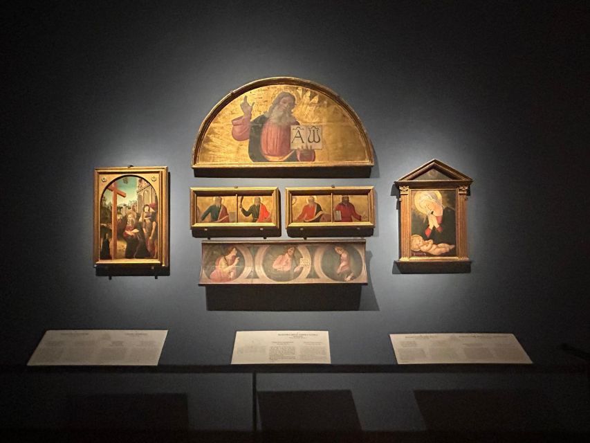 Florence: David's Accademia timed Ticket with Audio APP - Painting Galleries and Medieval Altarpieces on the Top Floor
