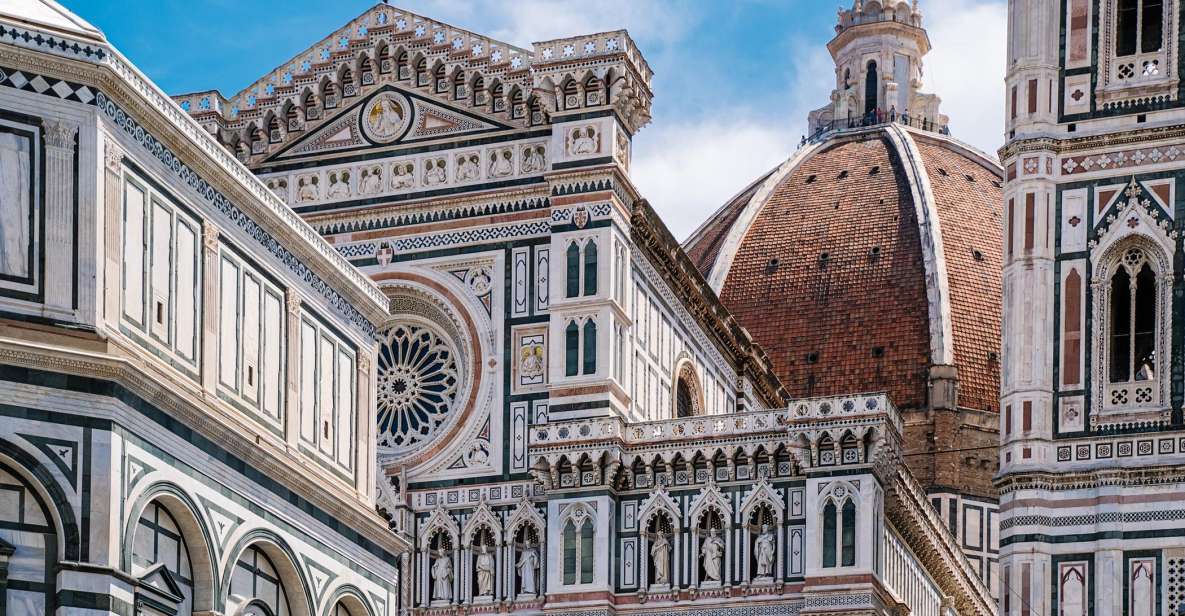 Florence: Duomo Area Tour with Giotto's Tower Climb Ticket - Florence Baptistery of San Giovanni: mosaics, marble, and a real schedule constraint