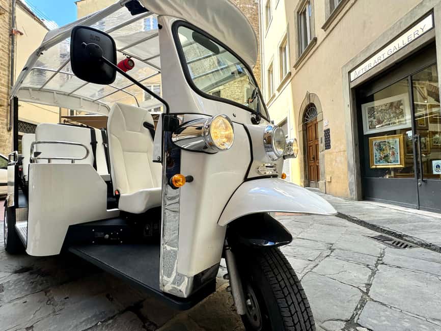 Florence: Eco Golf Car & e Tuk Tuk City Tour - Where You Start: Museo Novecento, Piazza Santa Maria Novella