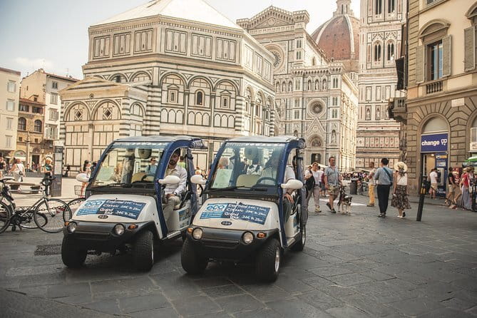 Florence Eco Tour by Electric Golf Cart - Meeting point at Piazza di Madonna degli Aldobrandini: go early, stay flexible