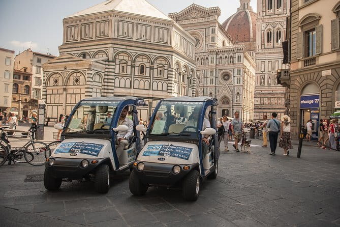 Florence Eco Tour by Electric Golf Cart - How the route works: cart access is limited, so expect quick walks