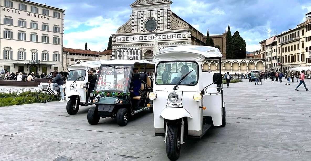Florence: Electric Tuk-Tuk or Golf Cart City Tour - Key highlights you should care about