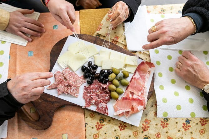 Florence Food Tour of 10+ Authentic Tastings with Cheeses & Wines - Coccoli, lampredotto, and the street-food style Florence you can’t fake