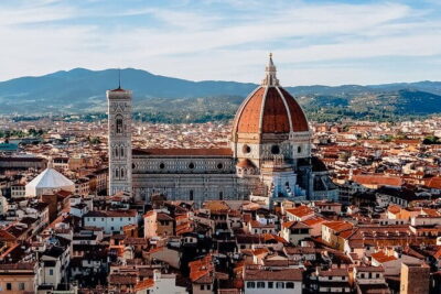 Florence Golf Cart private City tour Center & Michelangelo square - From historic center to the Piazzale Michelangelo viewpoint