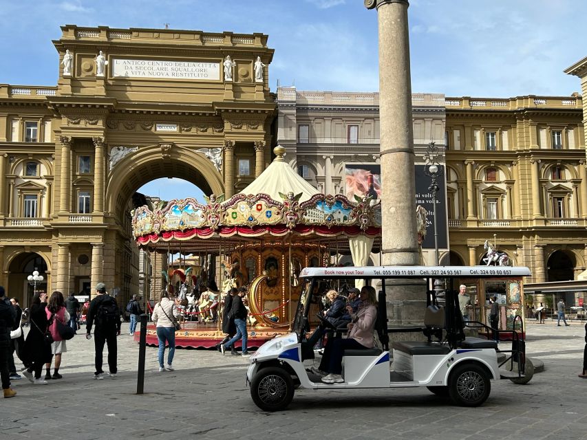 Florence: Golf Cart Tour with Panoramic Views - Key things to know before you go