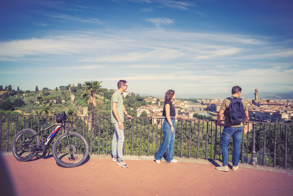 Florence: Guided Electric Bike Tour with Gelato - The 1-hour Piazzale Michelangelo viewpoint stop
