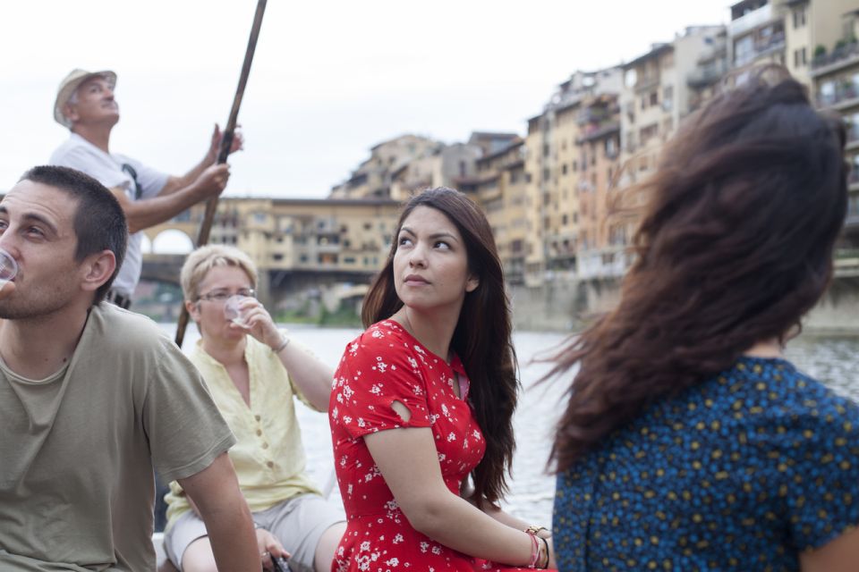 Florence: Guided Gondola Boat Tour with a Glass of Wine - Key highlights you’ll actually feel