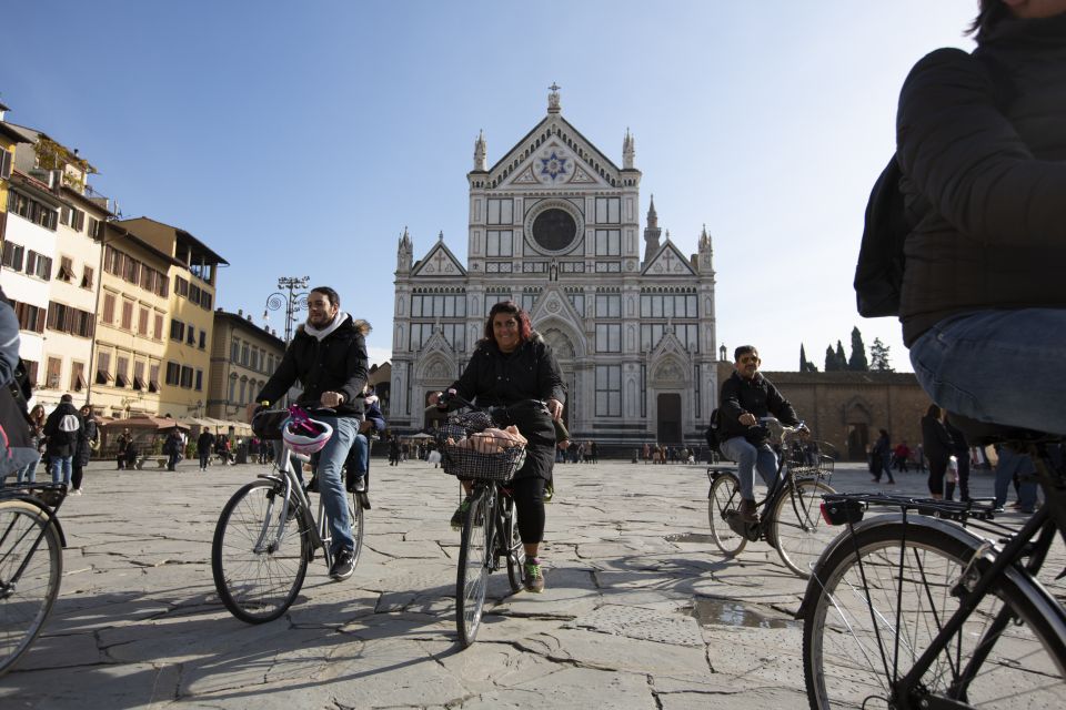 Florence: Guided Tour by E-Bike with Gelato & optional Lunch - Piazza della Signoria and the Uffizi Area: Seeing Civic Florence Roll By