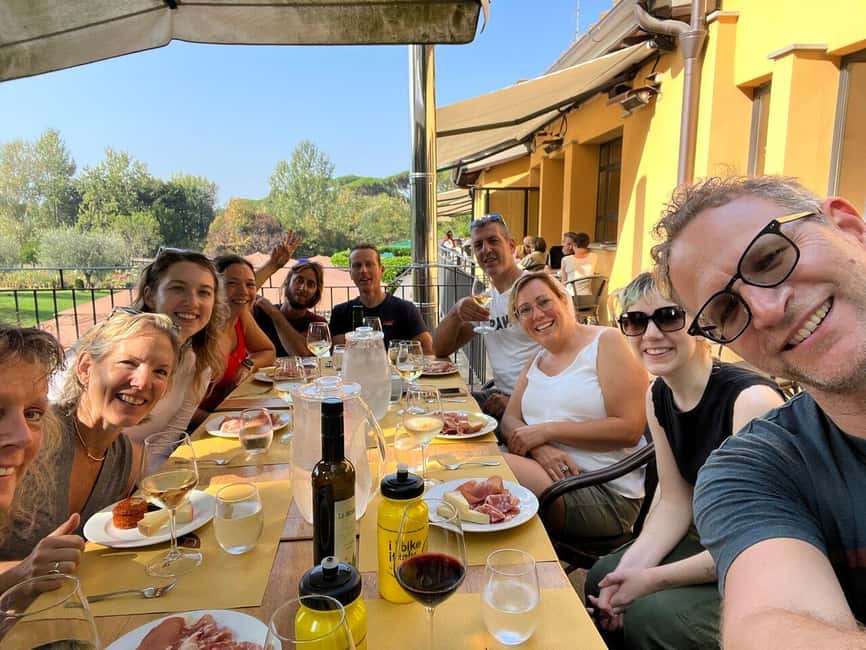 Florence: Half-Day Tuscan Countryside E-bike Tour with Wine - The olive oil farm stop: Chianti, bread, and real tasting