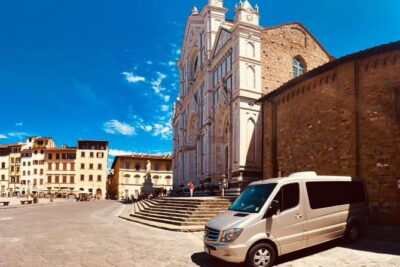 Florence Hidden Sights Private Tour from Livorno - Piazzale Michelangelo at the start: fast orientation and big views