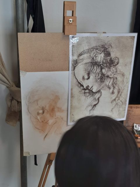 Florence: Leonardo Drawings - Leonardo Drawings at Geko Art Studio: what the 3-hour session is like