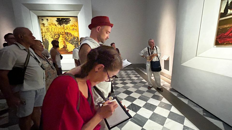Florence : Painting and Wine - Materials, Cleanup, and Leaving With a Finished Canvas