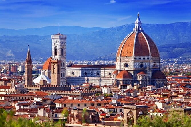 Florence panoramic view Giotto's Bell Tower and Cathedral Ticket - Santa Maria del Fiore inside and out: priority entry plus the right dress code