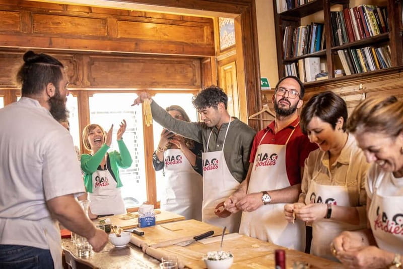 Florence: Pasta & Tiramisu Class with Unlimited Wine - A Hands-On Florence Pasta Class in a Working Trattoria