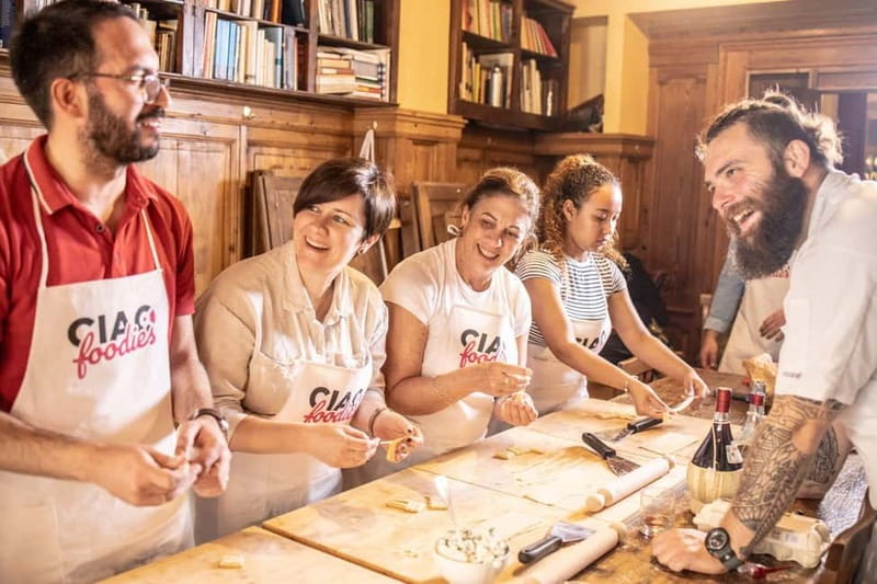 Florence: Pasta & Tiramisu Class with Unlimited Wine - From CIaofoodies Hub to Sant’Ambrogio Market: Pick the Right Time Slot