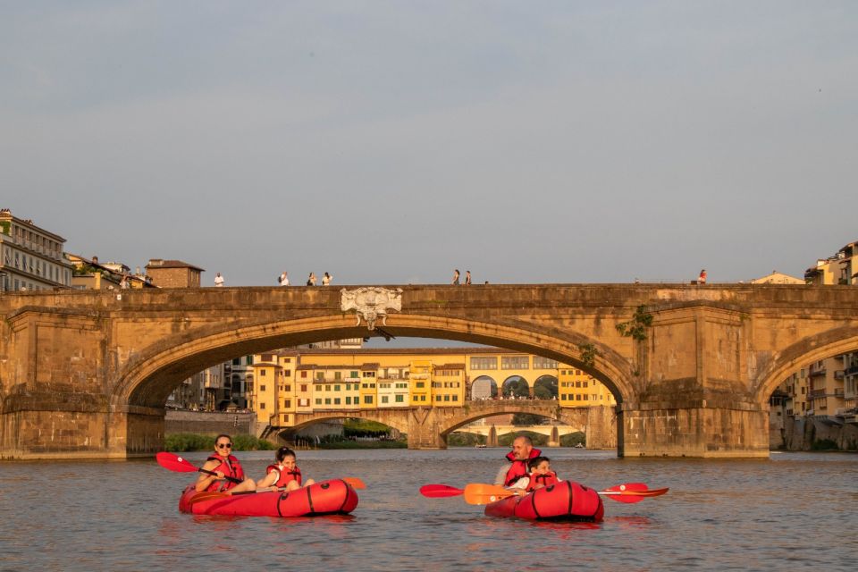 Florence: Ponte Vecchio and City Sights Guided Kayak Cruise - Key things I’d mark on your map