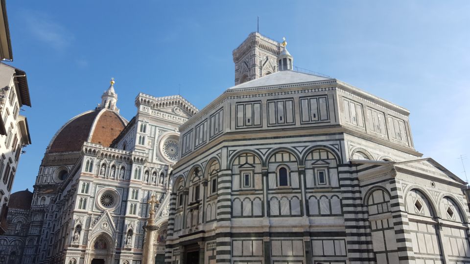 Florence: Private 3-Hour Guided Tour & Uffizi Gallery Visit - The Duomo complex: marble patterns, the dome, and the bell tower in one flow