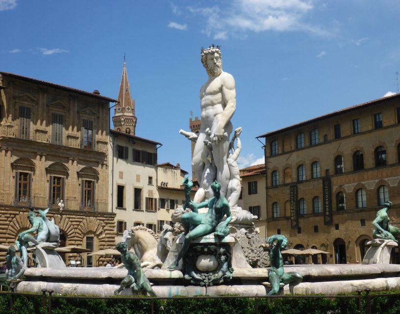 Florence: Private City Walking Tour with Accademia & Uffizi - Piazza della Signoria: Loggia dei Lanzi Sculptures and Palazzo Vecchio