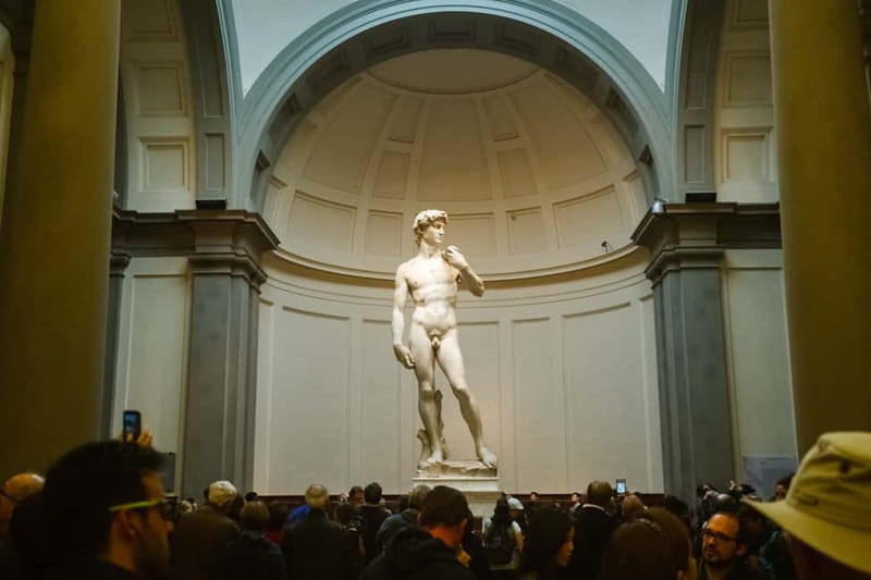 Florence: Timed Entrance Ticket to Michelangelo’s David - What you’ll see: Michelangelo’s David and its supporting cast
