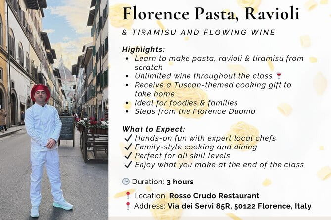 Florence: Tiramisu & Pasta Cooking Class with Unlimited Wine - La Carbonata Restaurant: where the class really happens