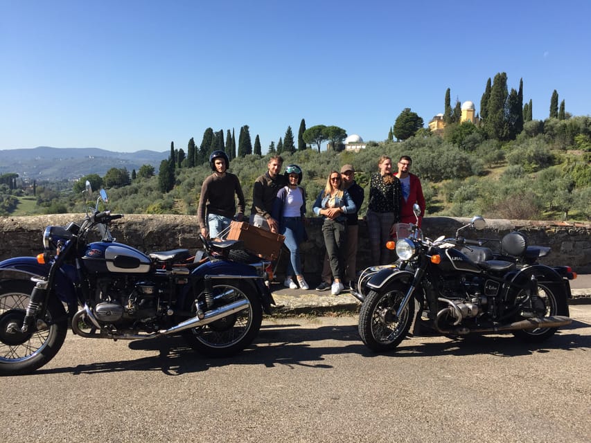 Florence Vintage Motorcycle Sidecar ride - Morning or Sunset - What you’re really getting for $199