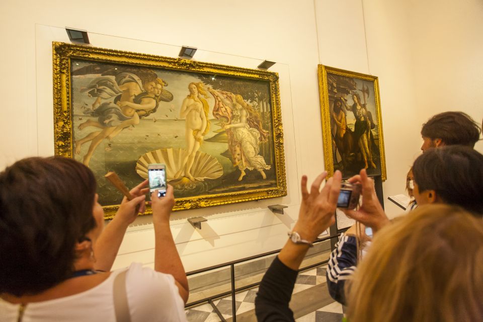 Florence: Walking Tour with Skip-the-Line Accademia & Uffizi - Uffizi Gallery: Botticelli’s Venus, plus the rest of the big names