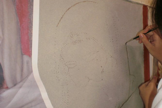 Fresco Painting Class in Florence - The wet lime plaster method: the real trick