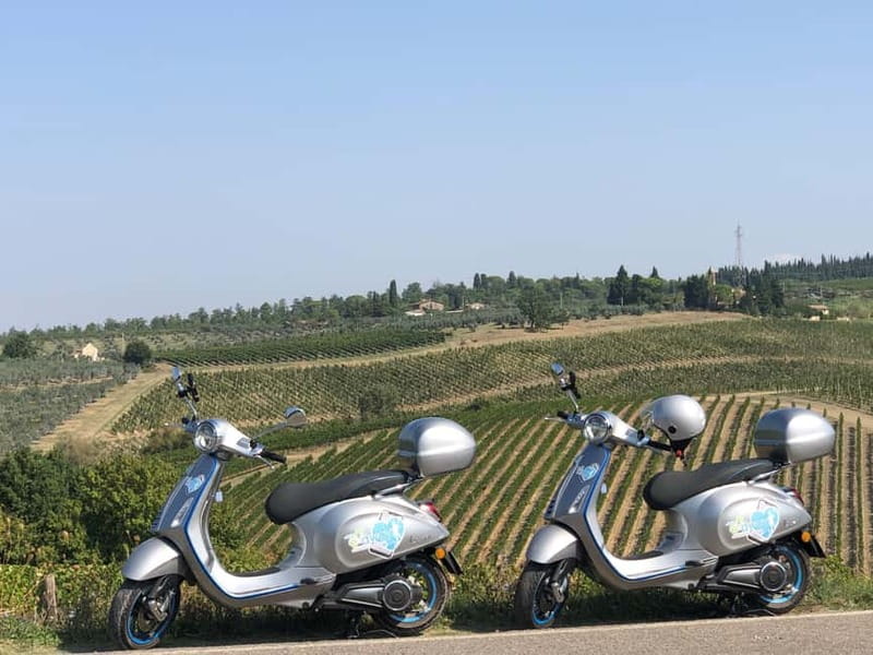 From Florence: Chianti Self-Guided Vespa Tour with Lunch - Picking up your E-Vespa at Borgo Ognissanti (and getting on the road fast)