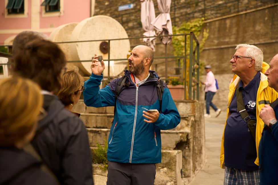 From Florence: Cinque Terre Day Trip with Local Guide - Manarola: photo stop, walking time, and sea-level atmosphere