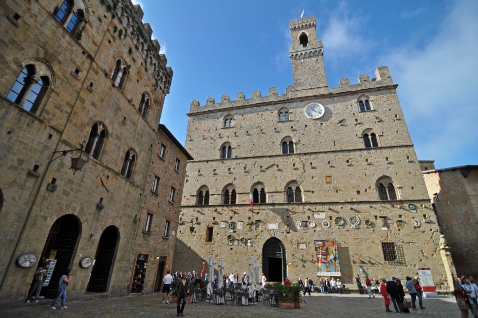 From Florence: PRIVATE Tour of San Gimignano and Volterra - Volterra’s Fortezza Medicea and the civic heart at Palazzo dei Priori