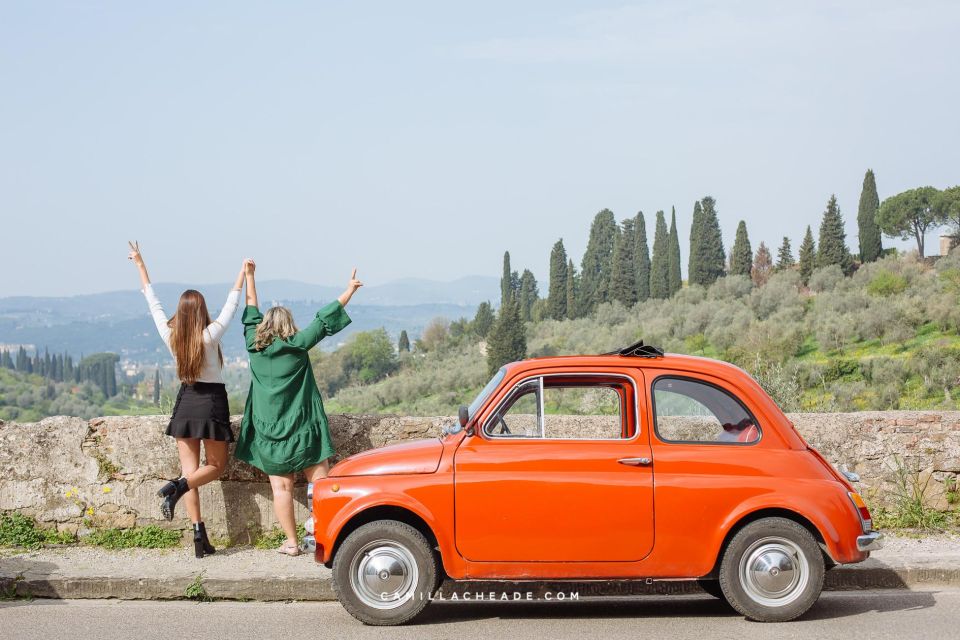 From Florence: Vintage Fiat 500 Chianti & Tuscany Wine Tour - Family-run Chianti farm: where the wine and olive oil story starts